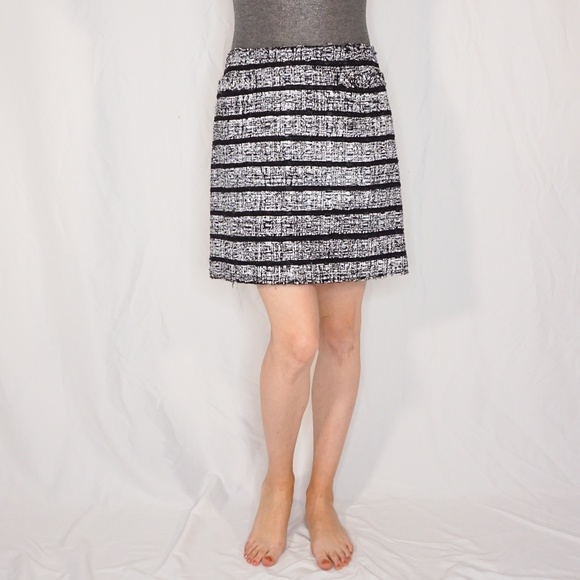 624. MARC JACOBS Black/White Lace Textured Mini Skirt NWT $998 - Picture 8 of 8